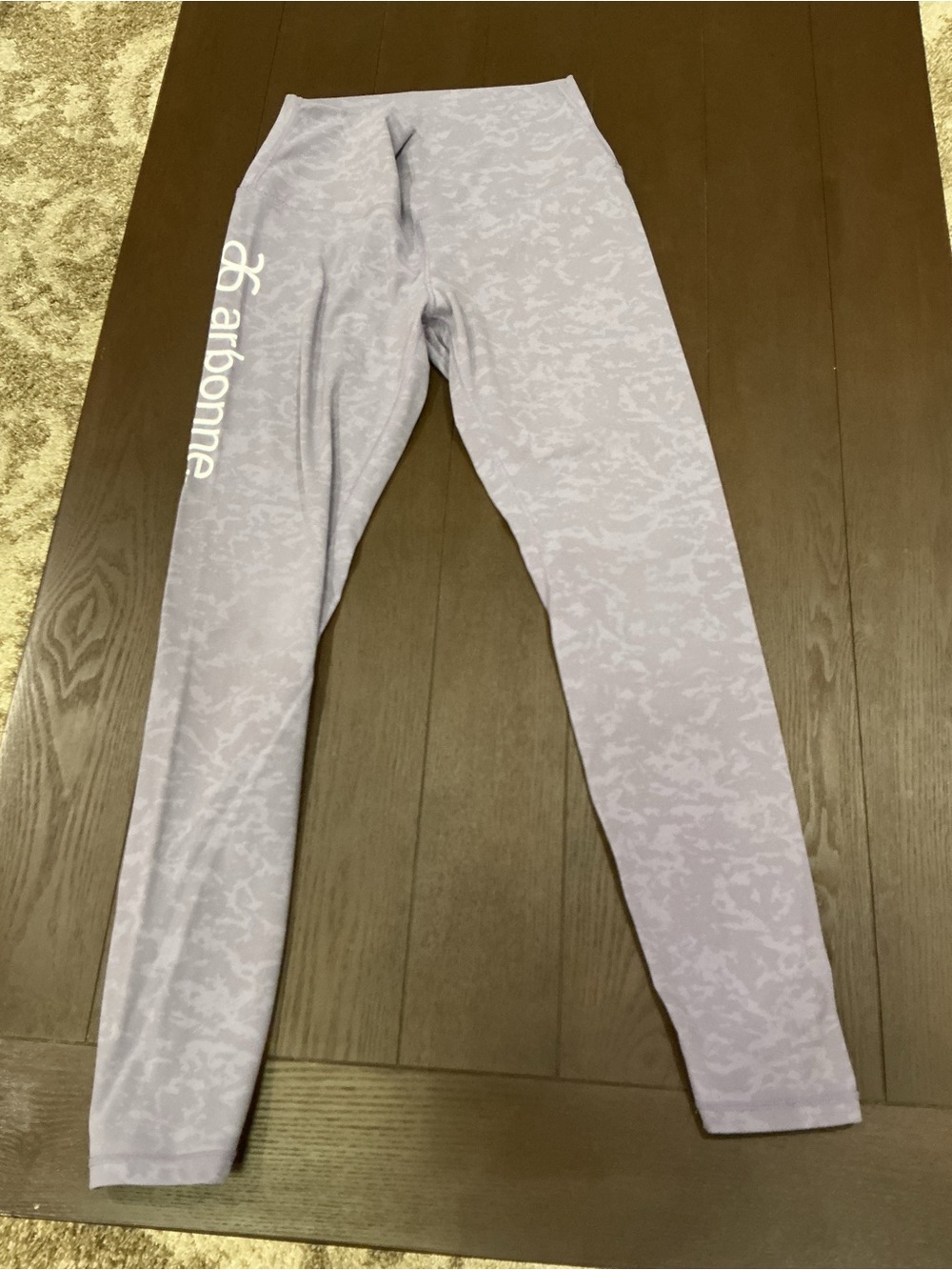 Arbonne Womens Light Lavender Active Leggings